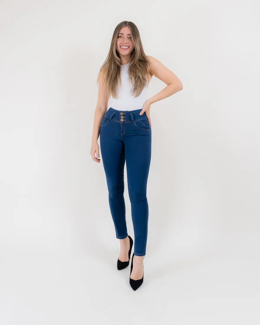 Jeans PushUp - Medio Azul