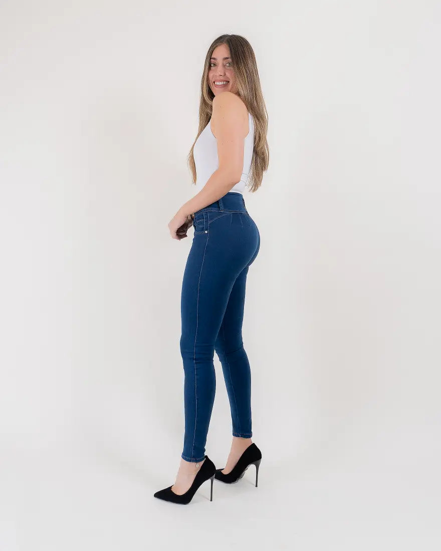 Jeans PushUp - Medio Azul