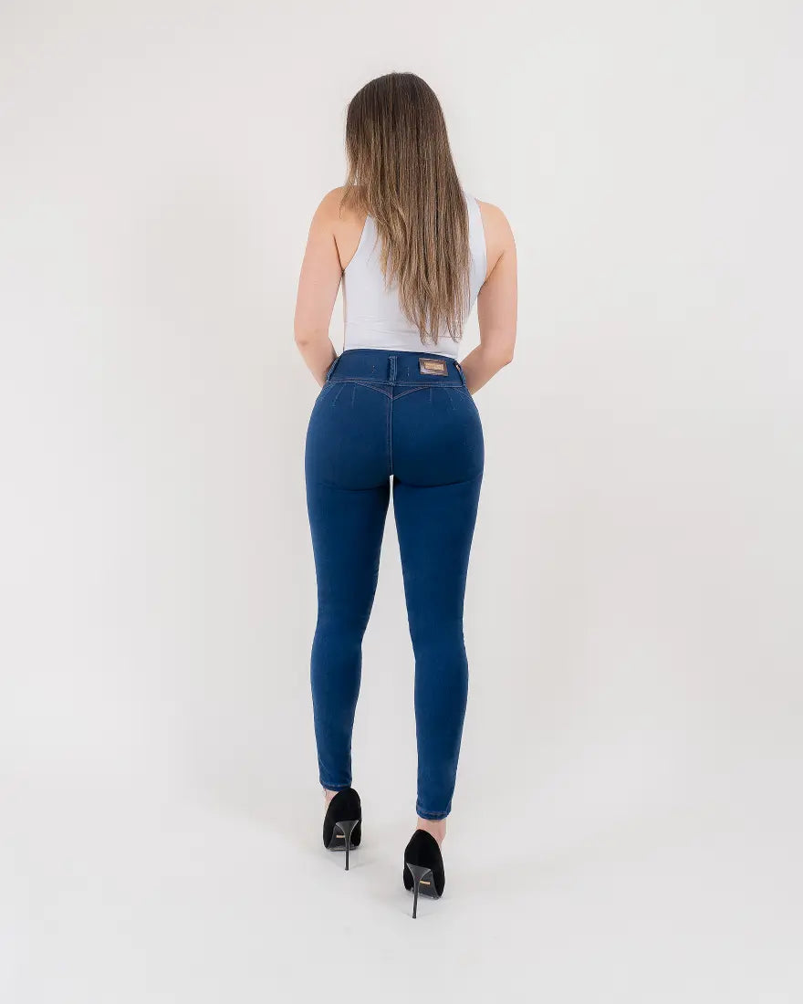 Jeans PushUp - Medio Azul