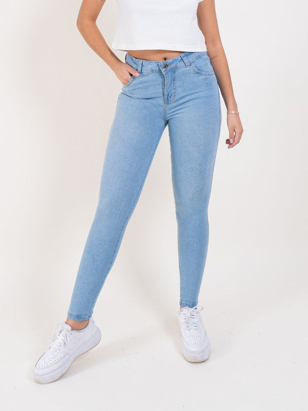 Jeans Skinny Americano Azul Claro