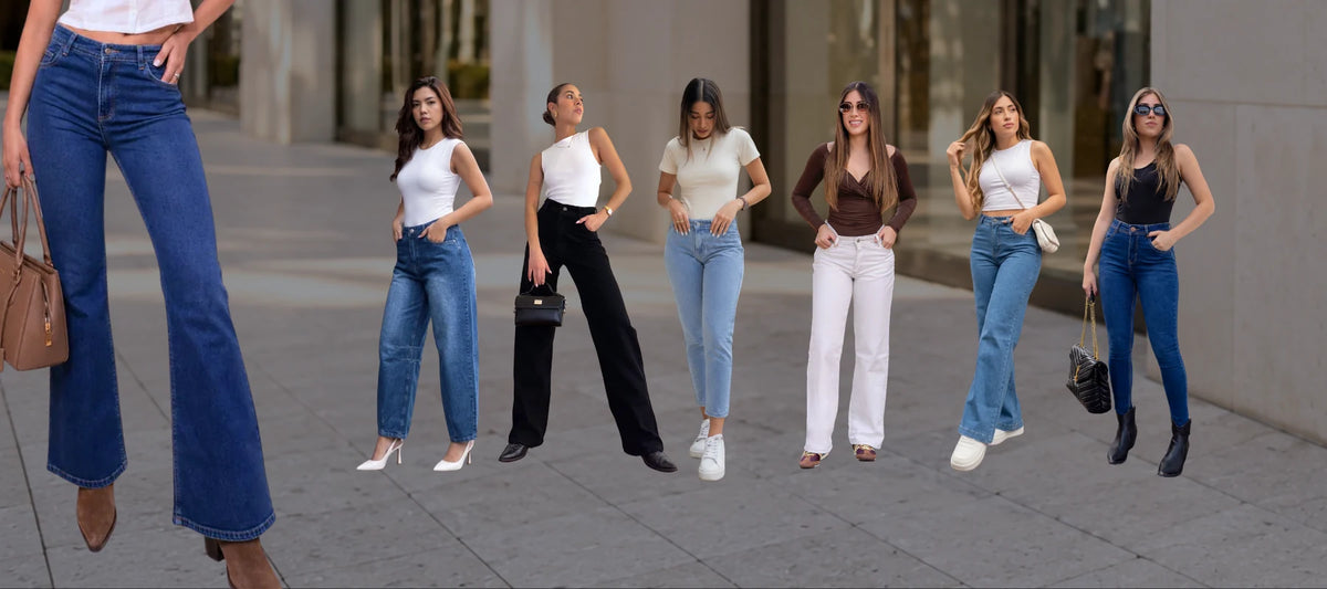 Colección EVANO con seis siluetas de jeans